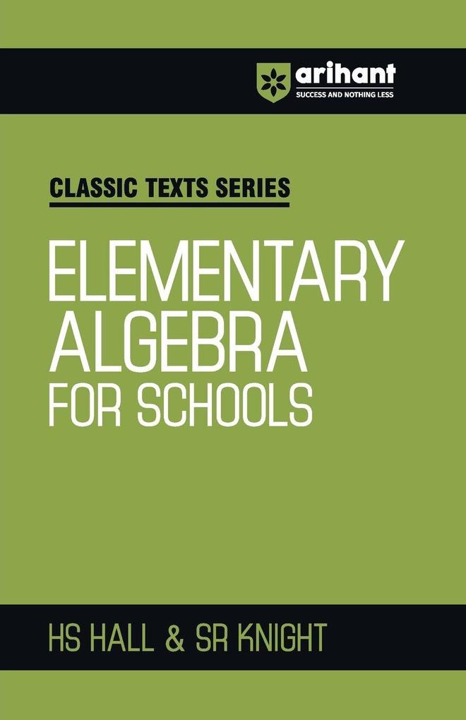Elementry Algebra for School