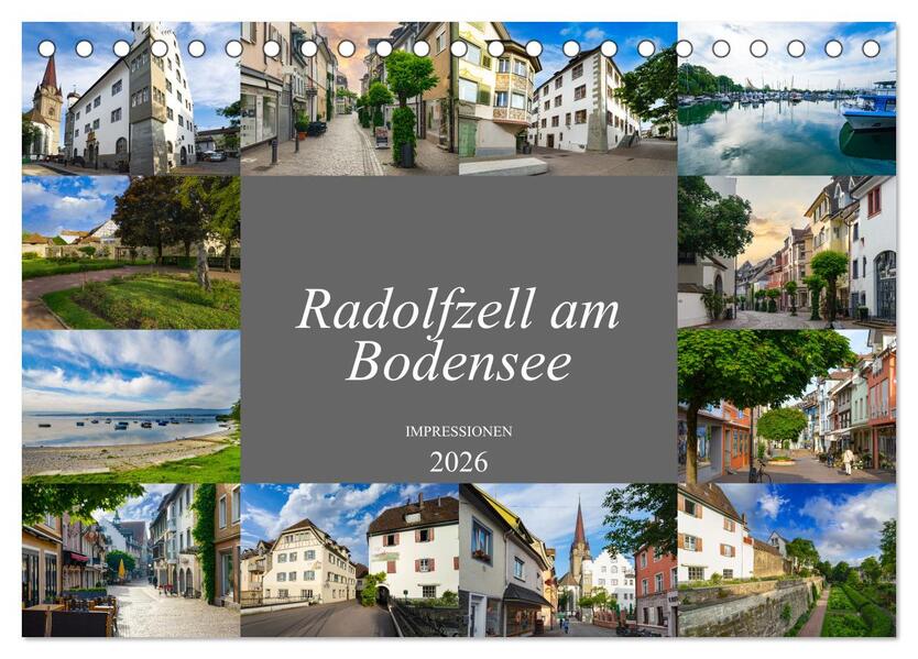 Radolfzell am Bodensee - Impressionen (Tischkalender 2026 DIN A5 quer) CALVENDO Monatskalender