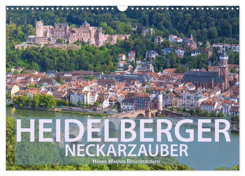 Heidelberger Neckarzauber (Wandkalender 2026 DIN A3 quer) CALVENDO Monatskalender