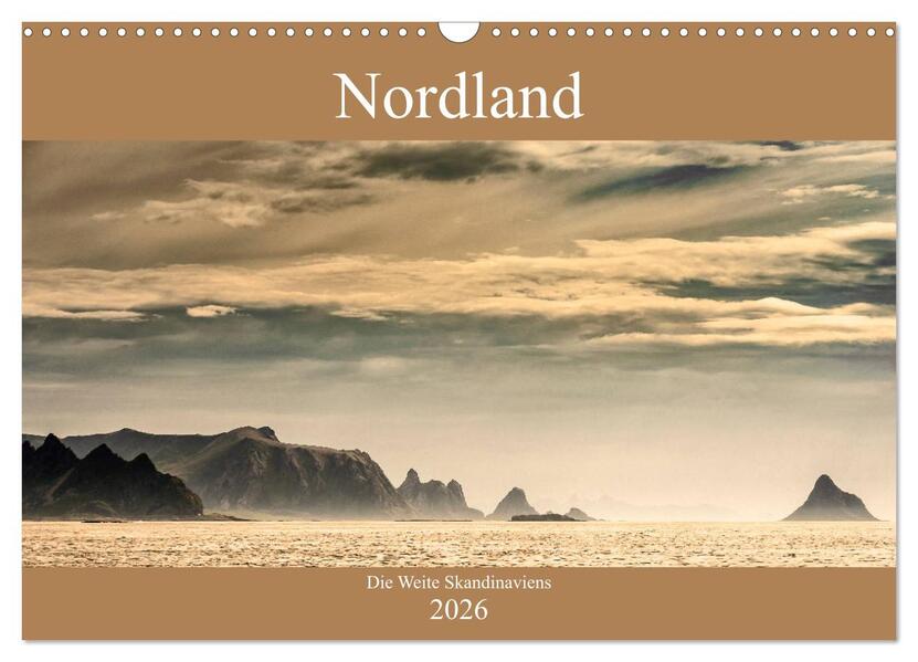 Nordland - Die Weite Skandinaviens (Wandkalender 2026 DIN A3 quer) CALVENDO Monatskalender
