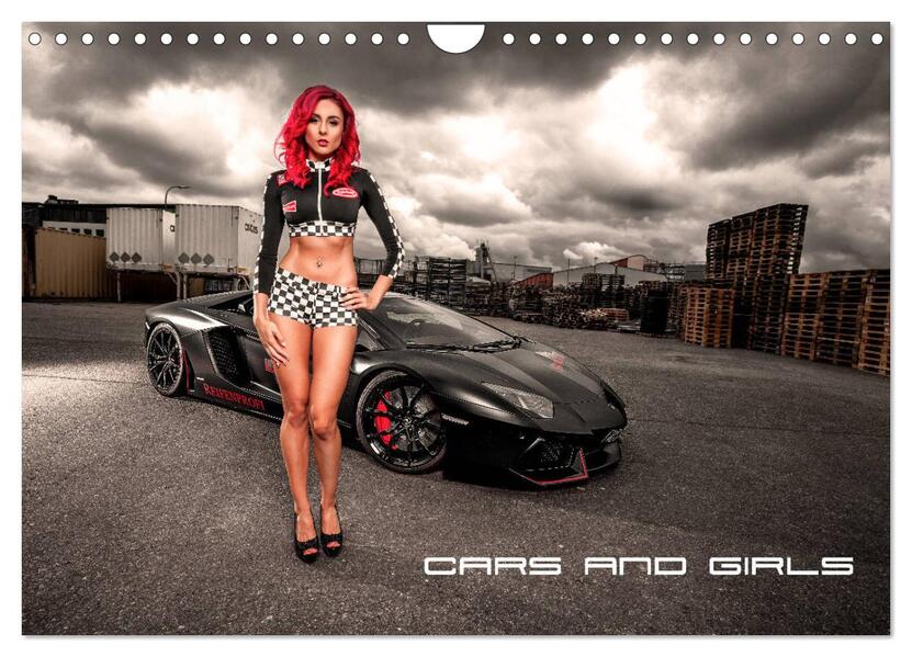 Cars and Girls (Wandkalender 2026 DIN A4 quer) CALVENDO Monatskalender