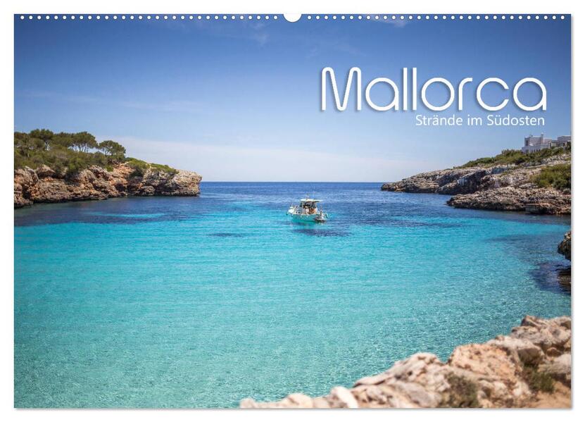 Mallorca - Strände im Südosten (Wandkalender 2026 DIN A2 quer) CALVENDO Monatskalender