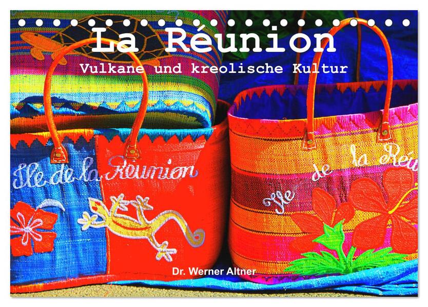 La Réunion - Vulkane und kreolische Kultur (Tischkalender 2026 DIN A5 quer) CALVENDO Monatskalender