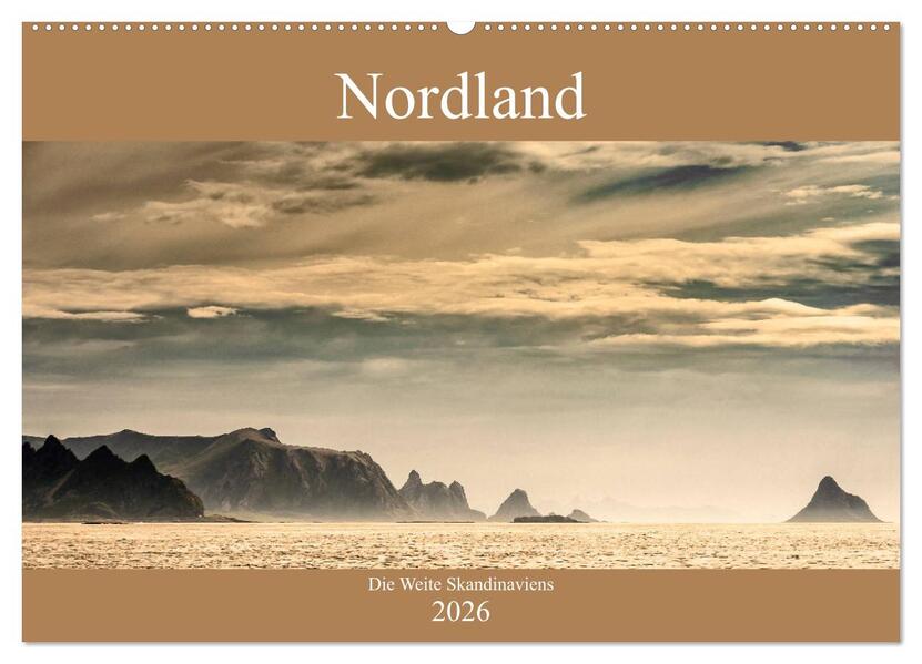 Nordland - Die Weite Skandinaviens (Wandkalender 2026 DIN A2 quer) CALVENDO Monatskalender