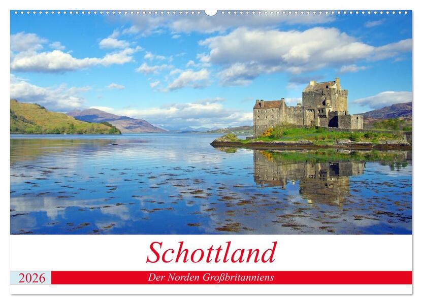 Schottland - Der Norden Großbritanniens (Wandkalender 2026 DIN A2 quer) CALVENDO Monatskalender