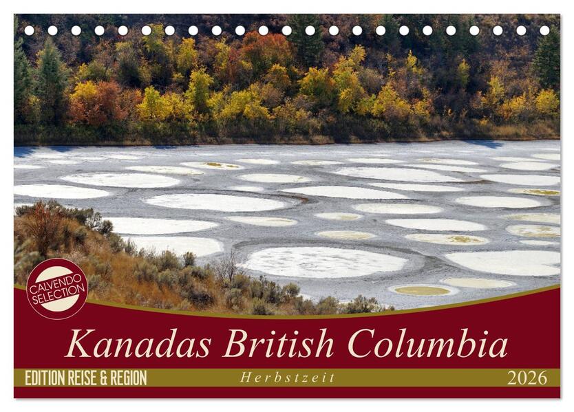 Kanadas British Columbia - Herbstzeit (Tischkalender 2026 DIN A5 quer) CALVENDO Monatskalender
