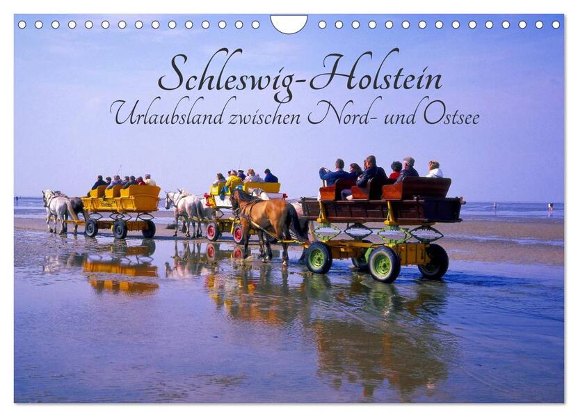 Schleswig-Holstein Urlaubsland zwischen Nord- und Ostsee (Wandkalender 2026 DIN A4 quer) CALVENDO Monatskalender