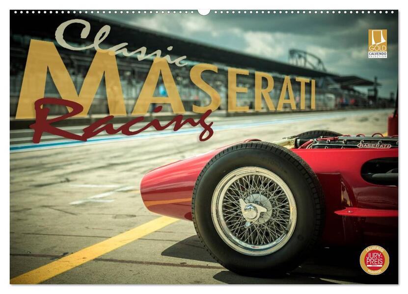 Classic Maserati Racing (Wandkalender 2026 DIN A2 quer) CALVENDO Monatskalender