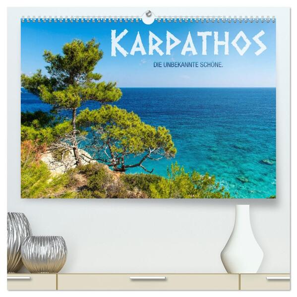 Karpathos - die unbekannte Schöne (hochwertiger Premium Wandkalender 2026 DIN A2 quer) Kunstdruck in Hochglanz