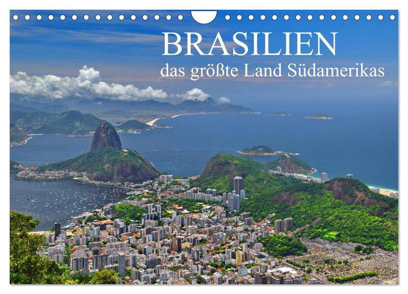 Brasilien - das größte Land Südamerikas (Wandkalender 2026 DIN A4 quer) CALVENDO Monatskalender
