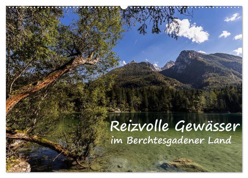 Reizvolle Gewässer im Berchtesgadener Land (Wandkalender 2026 DIN A2 quer) CALVENDO Monatskalender