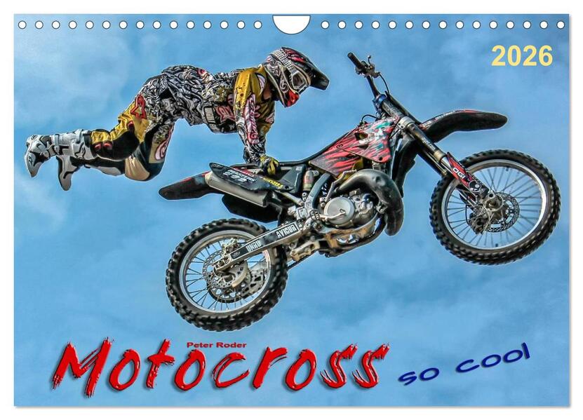 Motocross - so cool (Wandkalender 2026 DIN A4 quer) CALVENDO Monatskalender