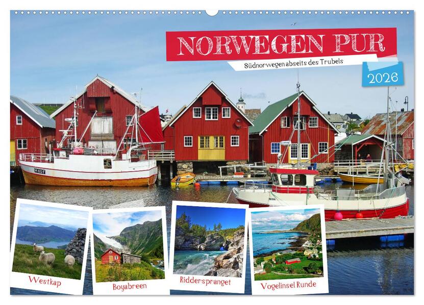 Norwegen PUR (Wandkalender 2026 DIN A2 quer) CALVENDO Monatskalender