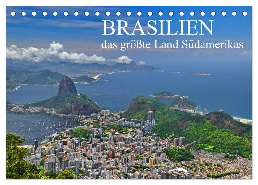 Brasilien - das größte Land Südamerikas (Tischkalender 2026 DIN A5 quer) CALVENDO Monatskalender