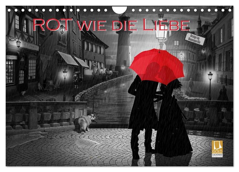 Rot wie die Liebe by Mausopardia (Wandkalender 2026 DIN A4 quer) CALVENDO Monatskalender