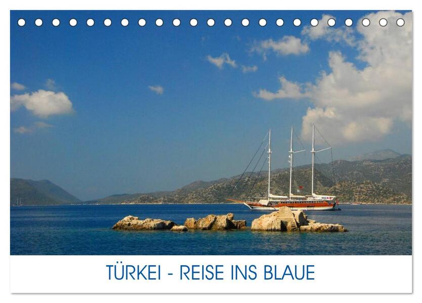 Türkei - Reise ins Blaue (Tischkalender 2026 DIN A5 quer) CALVENDO Monatskalender