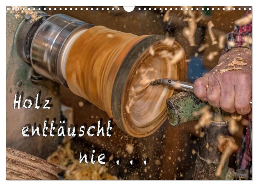 Holz enttäuscht nie (Wandkalender 2026 DIN A3 quer) CALVENDO Monatskalender