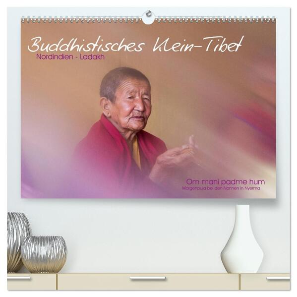 Buddhistisches Klein-Tibet (hochwertiger Premium Wandkalender 2026 DIN A2 quer) Kunstdruck in Hochglanz