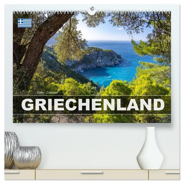 Griechenland (hochwertiger Premium Wandkalender 2026 DIN A2 quer) Kunstdruck in Hochglanz
