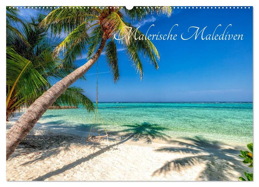 Malerische Malediven (Wandkalender 2026 DIN A2 quer) CALVENDO Monatskalender