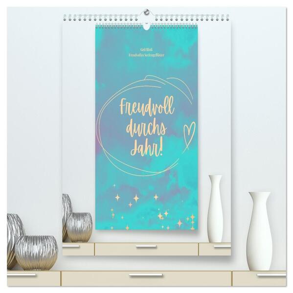 Freudvoll durchs Jahr! (hochwertiger Premium Wandkalender 2026 DIN A2 hoch) Kunstdruck in Hochglanz