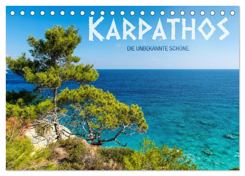 Karpathos - die unbekannte Schöne (Tischkalender 2026 DIN A5 quer) CALVENDO Monatskalender
