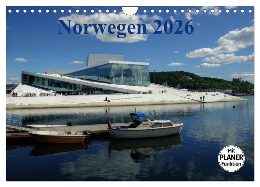 Norwegen und seine Schönheiten 2026 (Wandkalender 2026 DIN A4 quer) CALVENDO Monatskalender