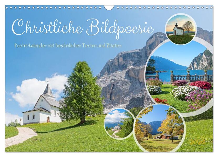 Christliche Bildpoesie 2026 (Wandkalender 2026 DIN A3 quer) CALVENDO Monatskalender