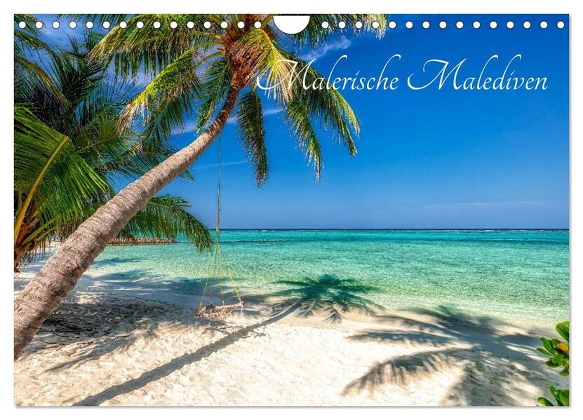 Malerische Malediven (Wandkalender 2026 DIN A4 quer) CALVENDO Monatskalender