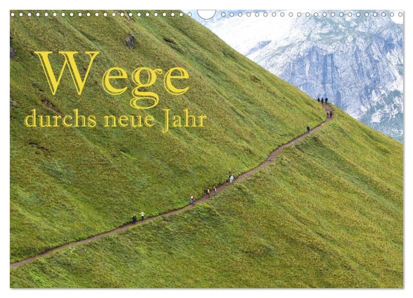Wege durchs neue Jahr (Wandkalender 2026 DIN A3 quer) CALVENDO Monatskalender