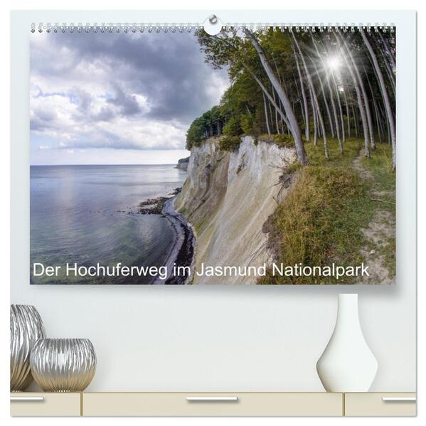 Der Hochuferweg im Jasmund Nationalpark (hochwertiger Premium Wandkalender 2026 DIN A2 quer) Kunstdruck in Hochglanz