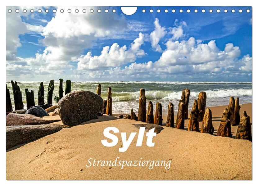 Sylt - Strandspaziergang (Wandkalender 2026 DIN A4 quer) CALVENDO Monatskalender