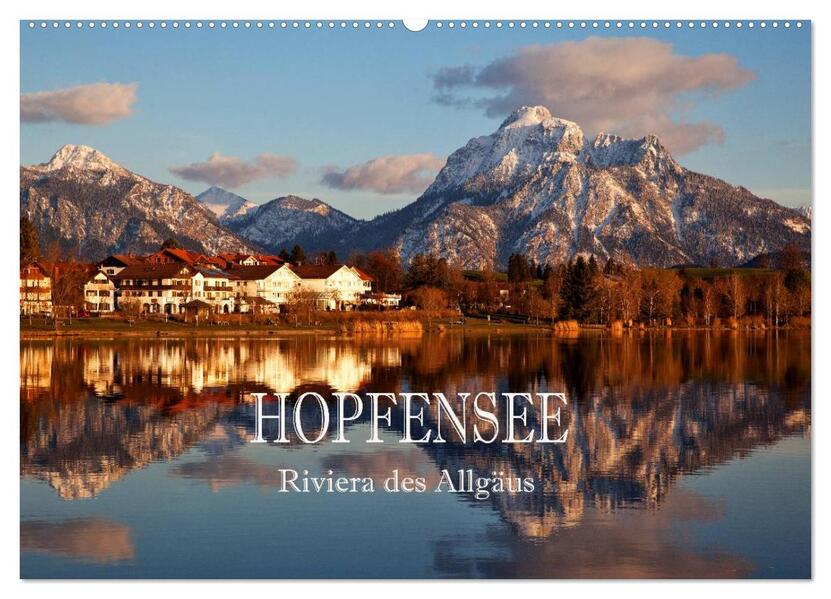 Hopfensee - Riviera des Allgäus (Wandkalender 2026 DIN A2 quer) CALVENDO Monatskalender