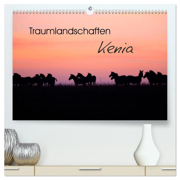 Traumlandschaften Kenia (hochwertiger Premium Wandkalender 2026 DIN A2 quer) Kunstdruck in Hochglanz