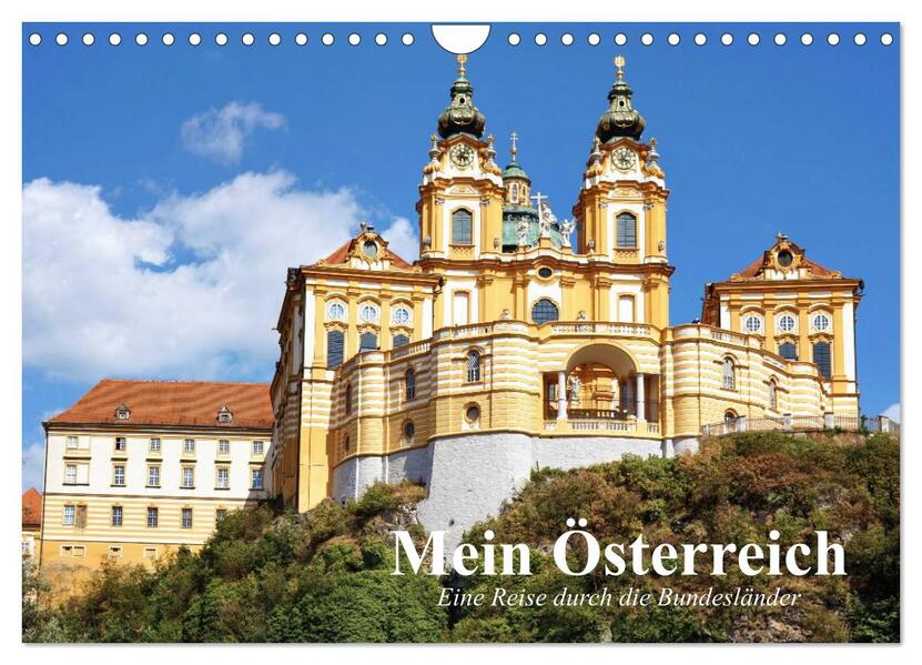 Mein Österreich. Eine Reise durch die Bundesländer (Wandkalender 2026 DIN A4 quer) CALVENDO Monatskalender