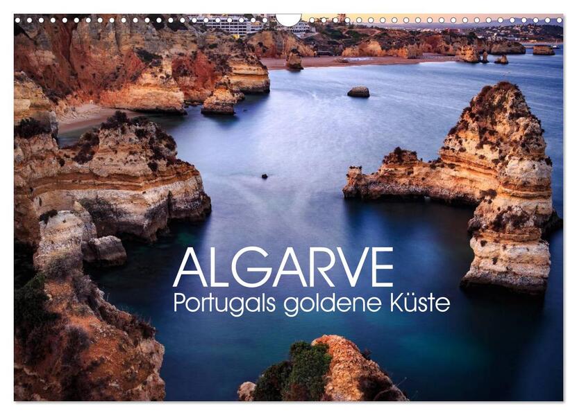 Algarve - Portugals goldene Küste (Wandkalender 2026 DIN A3 quer) CALVENDO Monatskalender