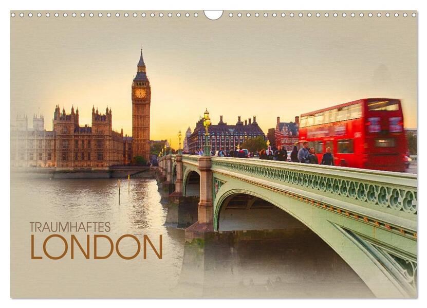 Traumhaftes London (Wandkalender 2026 DIN A3 quer) CALVENDO Monatskalender