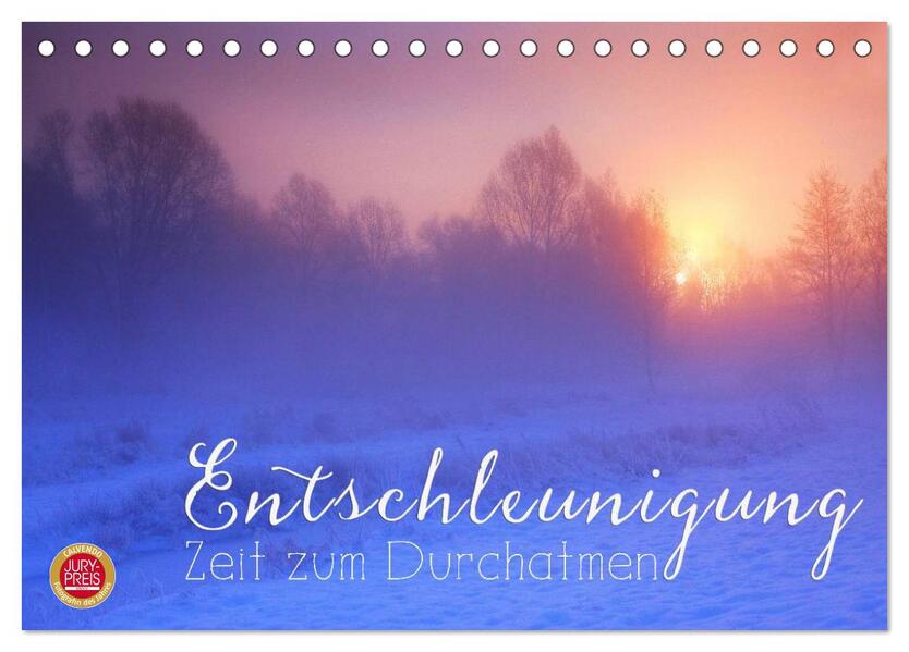 Entschleunigung - Zeit zum Durchatmen (Tischkalender 2026 DIN A5 quer) CALVENDO Monatskalender