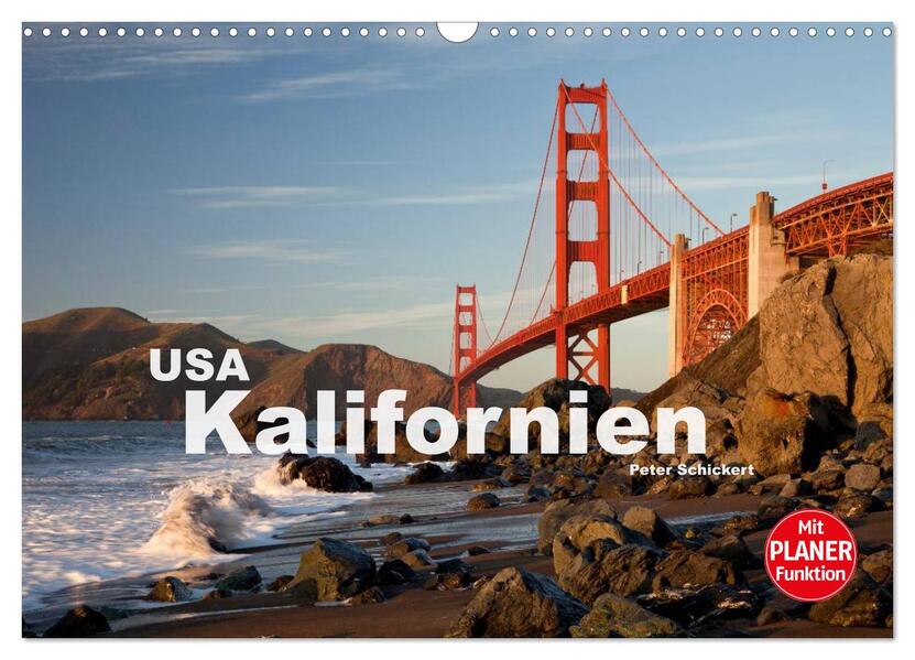 Kalifornien USA (Wandkalender 2026 DIN A3 quer) CALVENDO Monatskalender