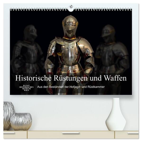 Historische Rüstungen und Waffen (hochwertiger Premium Wandkalender 2026 DIN A2 quer) Kunstdruck in Hochglanz