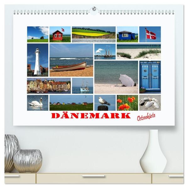 Dänemark - Ostseeküste (hochwertiger Premium Wandkalender 2026 DIN A2 quer) Kunstdruck in Hochglanz