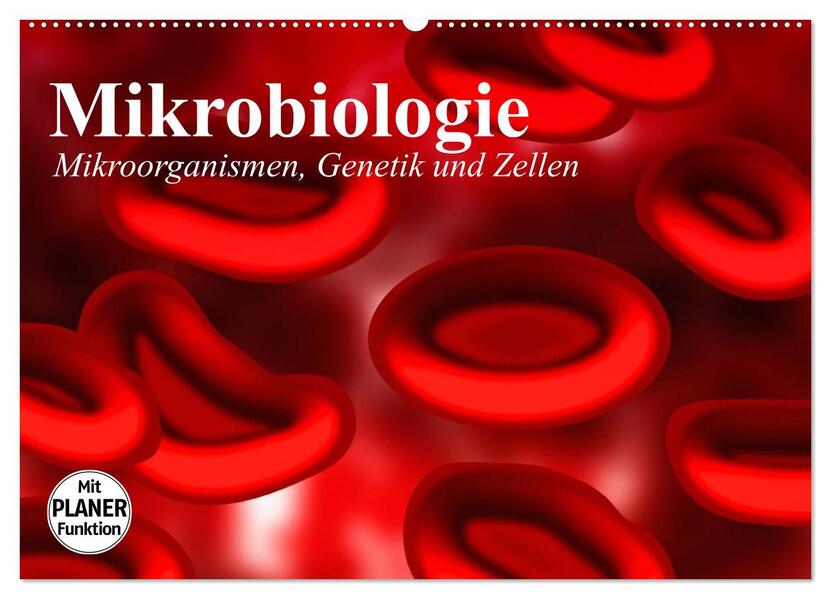 Mikrobiologie. Mikroorganismen Genetik und Zellen (Wandkalender 2026 DIN A2 quer) CALVENDO Monatskalender
