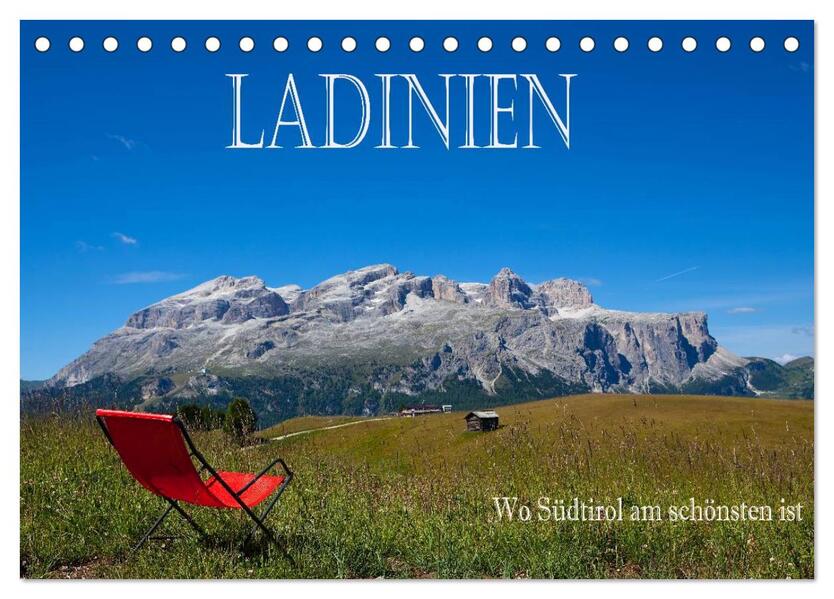 Ladinien - Wo Südtirol am schönsten ist (Tischkalender 2026 DIN A5 quer) CALVENDO Monatskalender