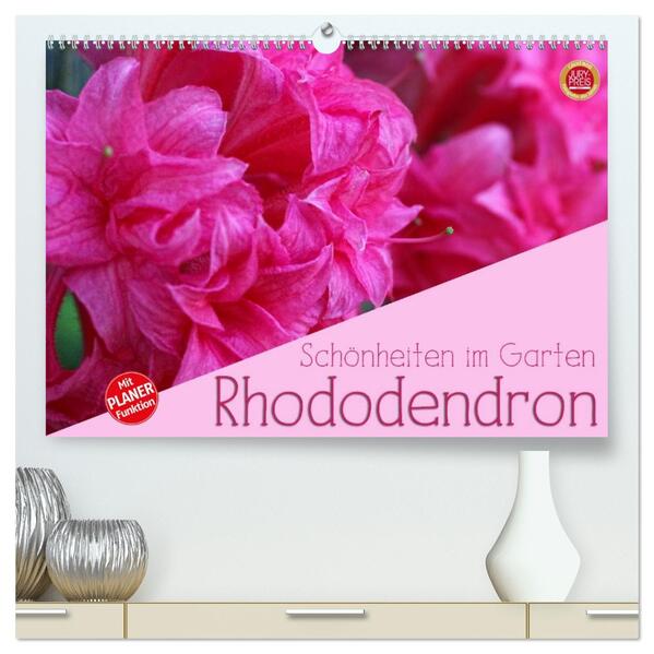 Rhododendron Schönheiten im Garten (hochwertiger Premium Wandkalender 2026 DIN A2 quer) Kunstdruck in Hochglanz