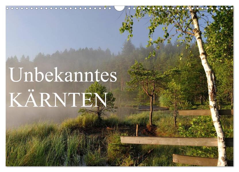 Unbekanntes Kärnten (Wandkalender 2026 DIN A3 quer) CALVENDO Monatskalender