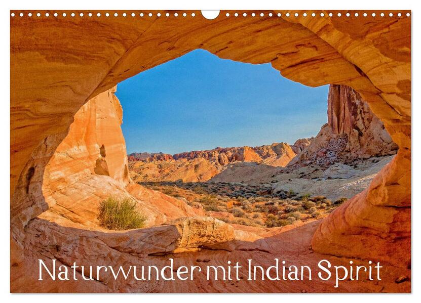 Naturwunder mit Indian Spirit (Wandkalender 2026 DIN A3 quer) CALVENDO Monatskalender