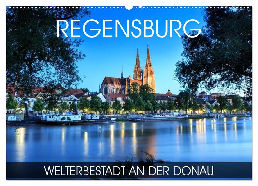 Regensburg - Welterbestadt an der Donau (Wandkalender 2026 DIN A2 quer) CALVENDO Monatskalender