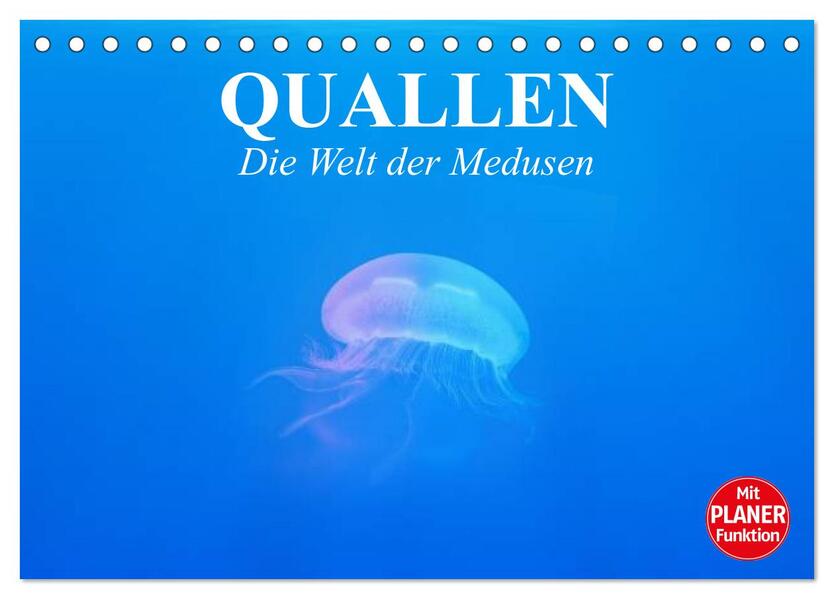 Quallen. Die Welt der Medusen (Tischkalender 2026 DIN A5 quer) CALVENDO Monatskalender