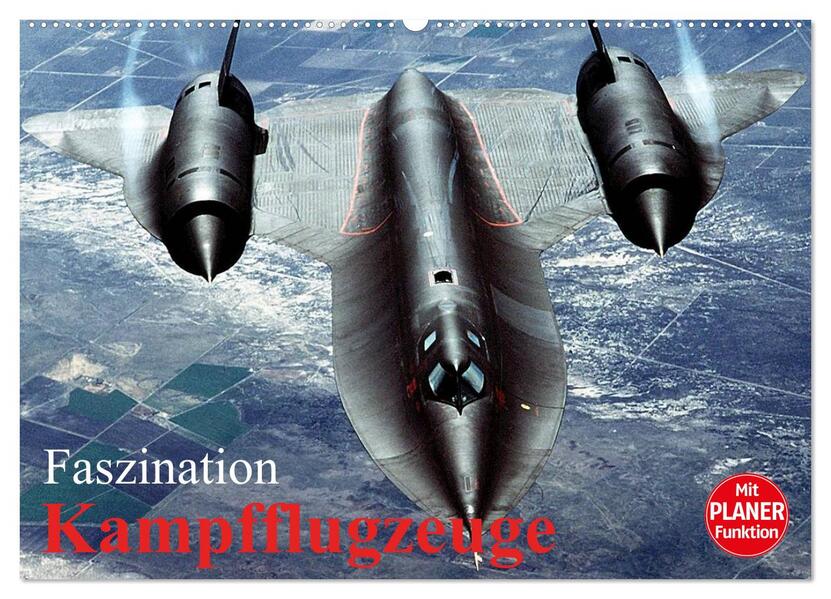 Faszination Kampfflugzeuge (Wandkalender 2026 DIN A2 quer) CALVENDO Monatskalender