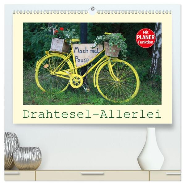 Drahtesel-Allerlei (hochwertiger Premium Wandkalender 2026 DIN A2 quer) Kunstdruck in Hochglanz